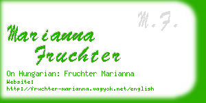 marianna fruchter business card
